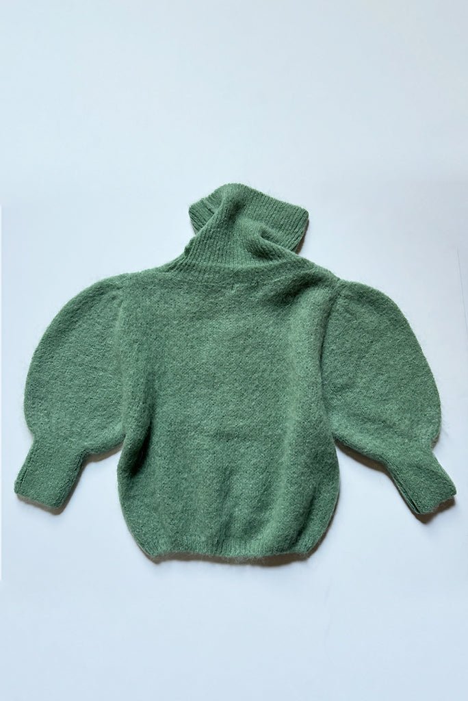 AD PIRO ROLLNECK PULLOVER, DK GREEN