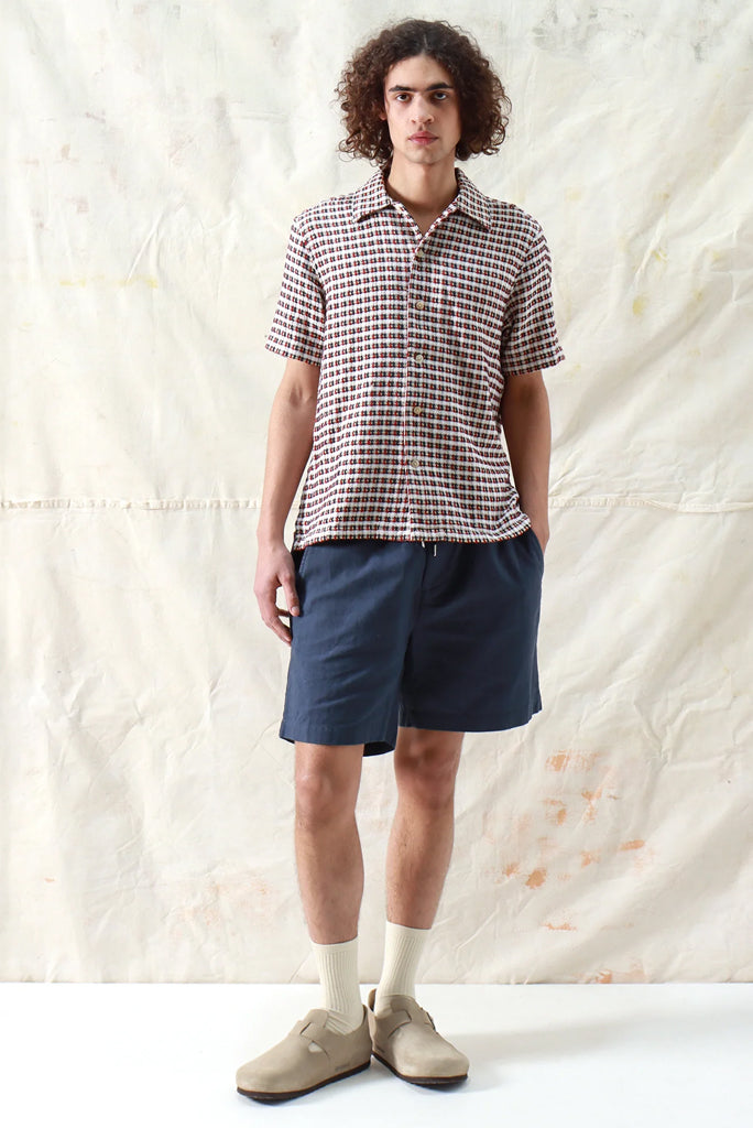 FAR AFIELD HOUSE SHORT, BROWN OR NAVY