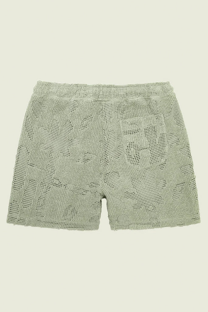 OAS GALBANUM CROCHET SHORTS