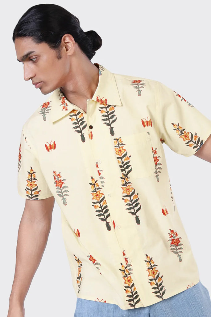 KARDO CHINTAN SHIRT, BLOCK PRINT