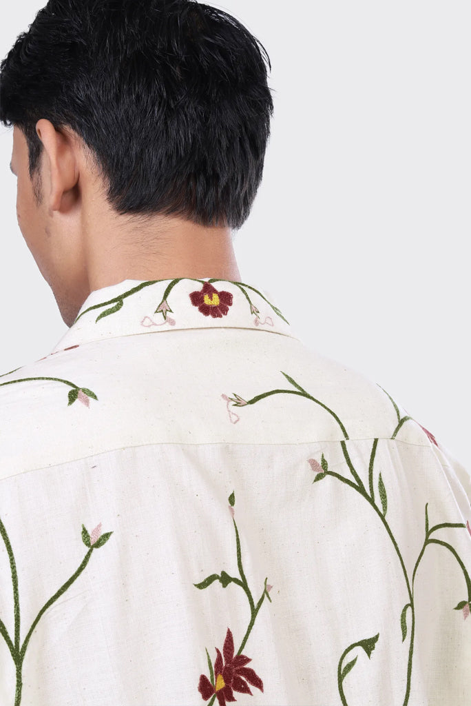KARDO CHINTAN SHIRT EMBROIDERED FLORAL