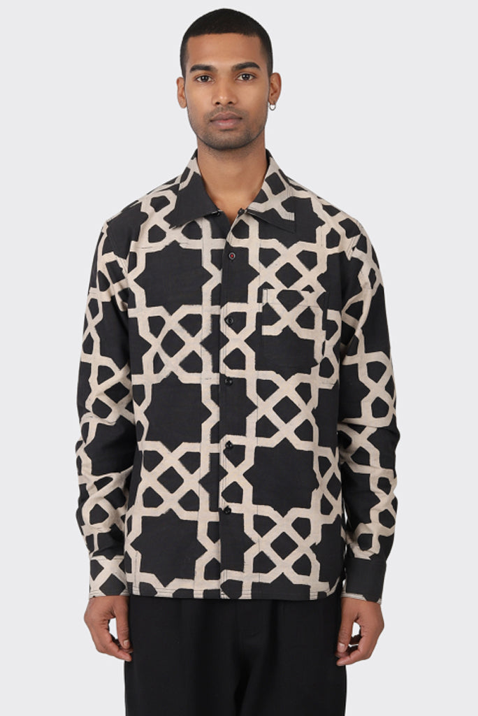 KARDO CHINTAN LATTICE SHIRT