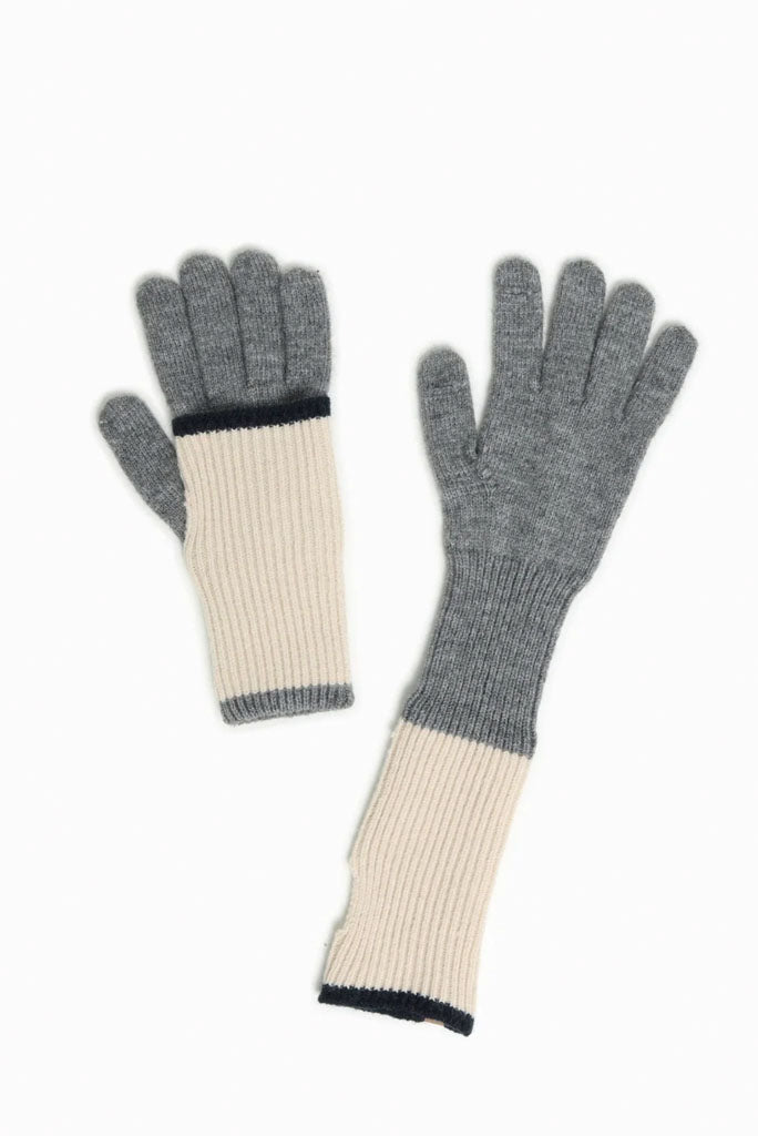 LOOK FINGERHOLE LONG KNIT GLOVE