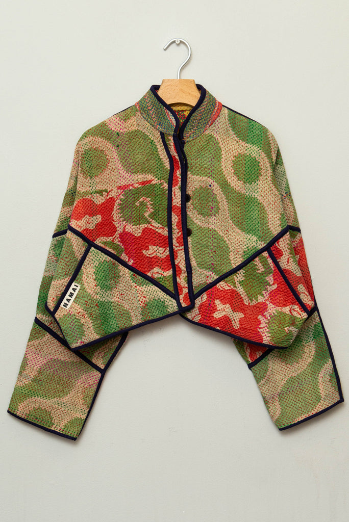 NAMAI KAIRA REVERSIBLE JACKET, ORGANIC SHAPES