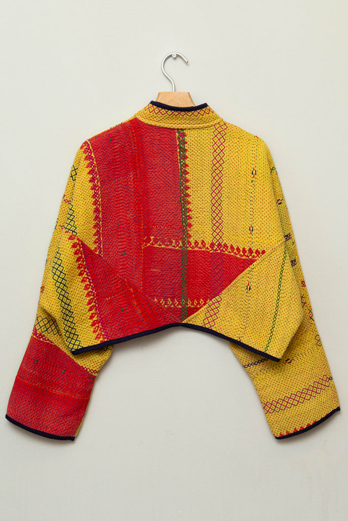 NAMAI KAIRA REVERSIBLE JACKET, ORGANIC SHAPES