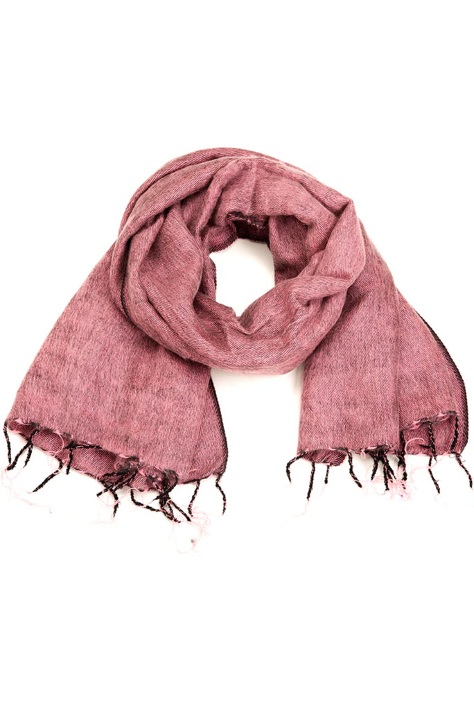 NEPAL MADE WOVEN SCARF, CARNATION