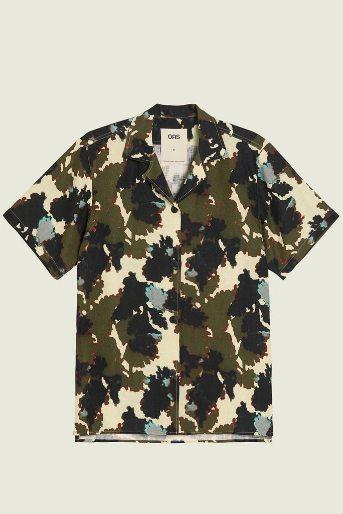 OAS FOLIAGO CUBA LINEN SHIRT