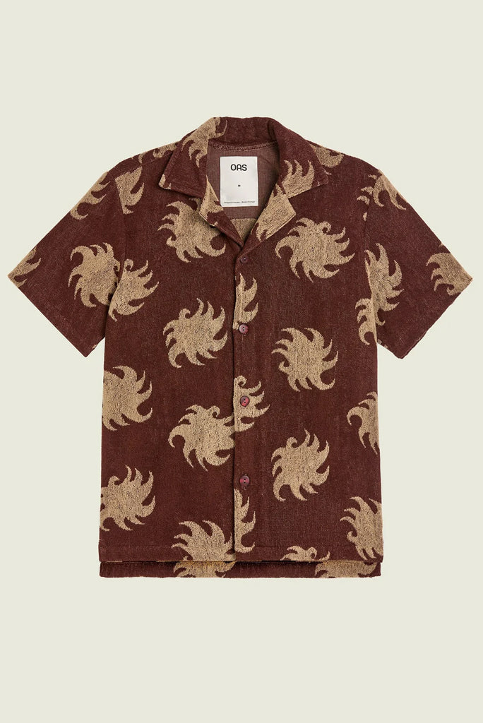 OAS MOCHA EMBER CUBA TERRY SHIRT