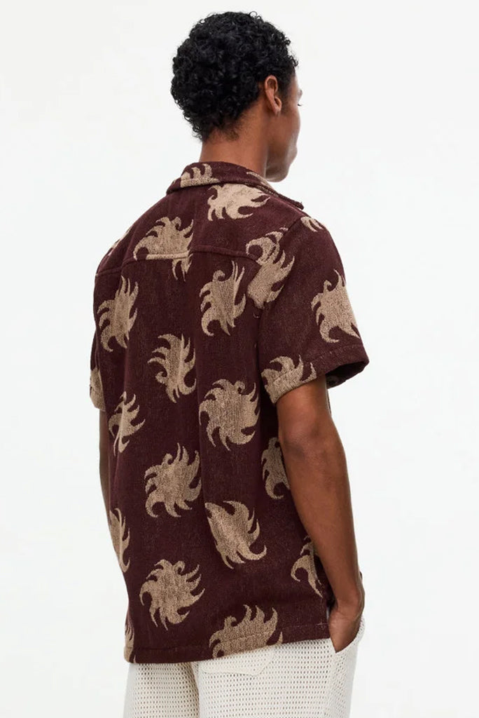 OAS MOCHA EMBER CUBA TERRY SHIRT