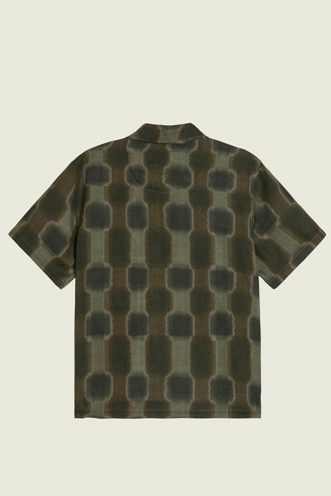 OAS TAUPE TOTEMIC GIRONA LINEN SHIRT