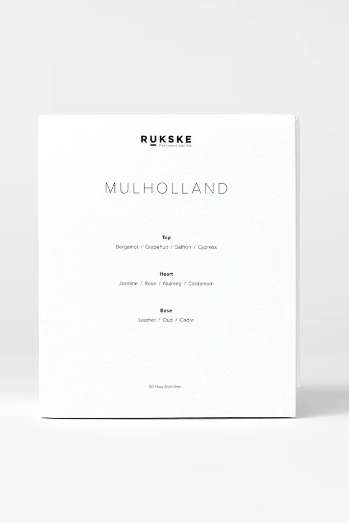 RUKSKE CANDLE, MULHOLLAND *RESTOCK*