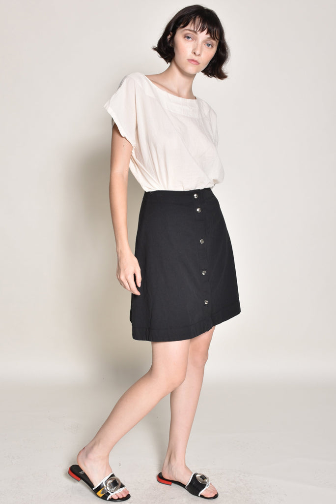 UZI NYC TWILL SKIRT, 2 COLORS