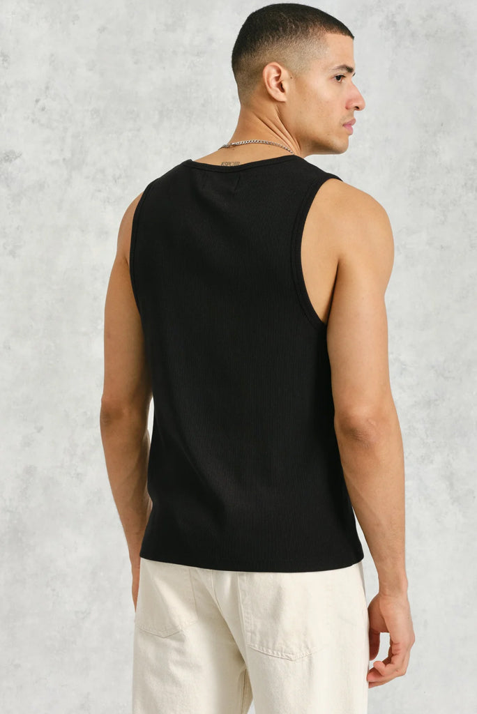 WAX LONDON MONTAGUE RIB VEST