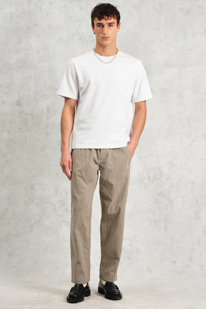 WAX LONDON TYNE TROUSER CHALK STRIPE