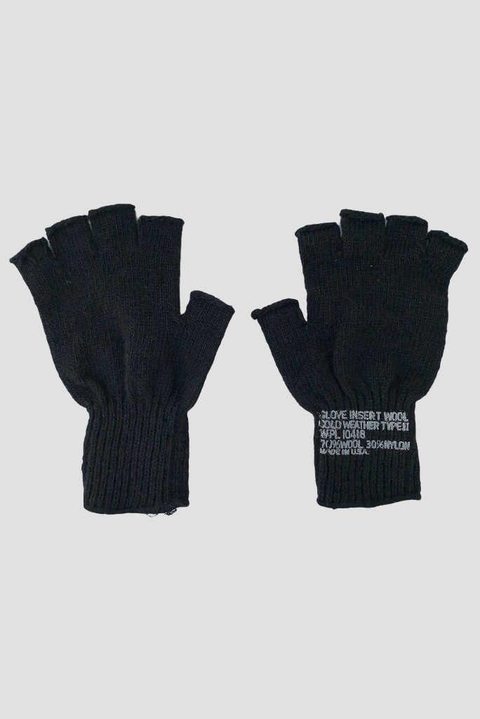 MILITARY FINGERLESS GLOVES WOOL, COLORS