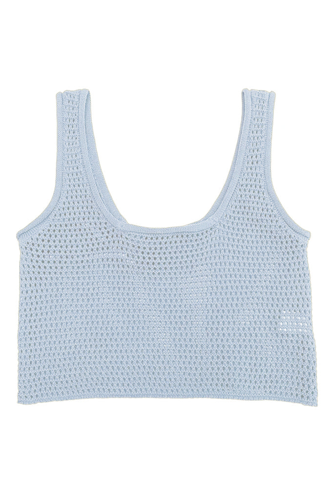 ALTER NET MESH CROP TANK, 3 COLORS