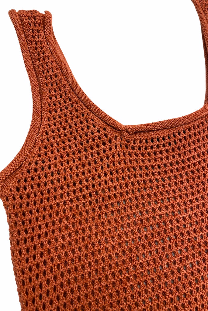 ALTER NET MESH CROP TANK, 3 COLORS