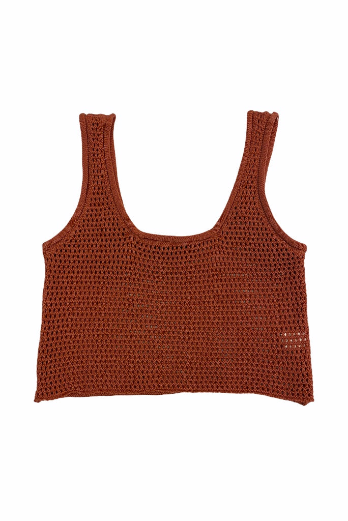 ALTER NET MESH CROP TANK, 3 COLORS