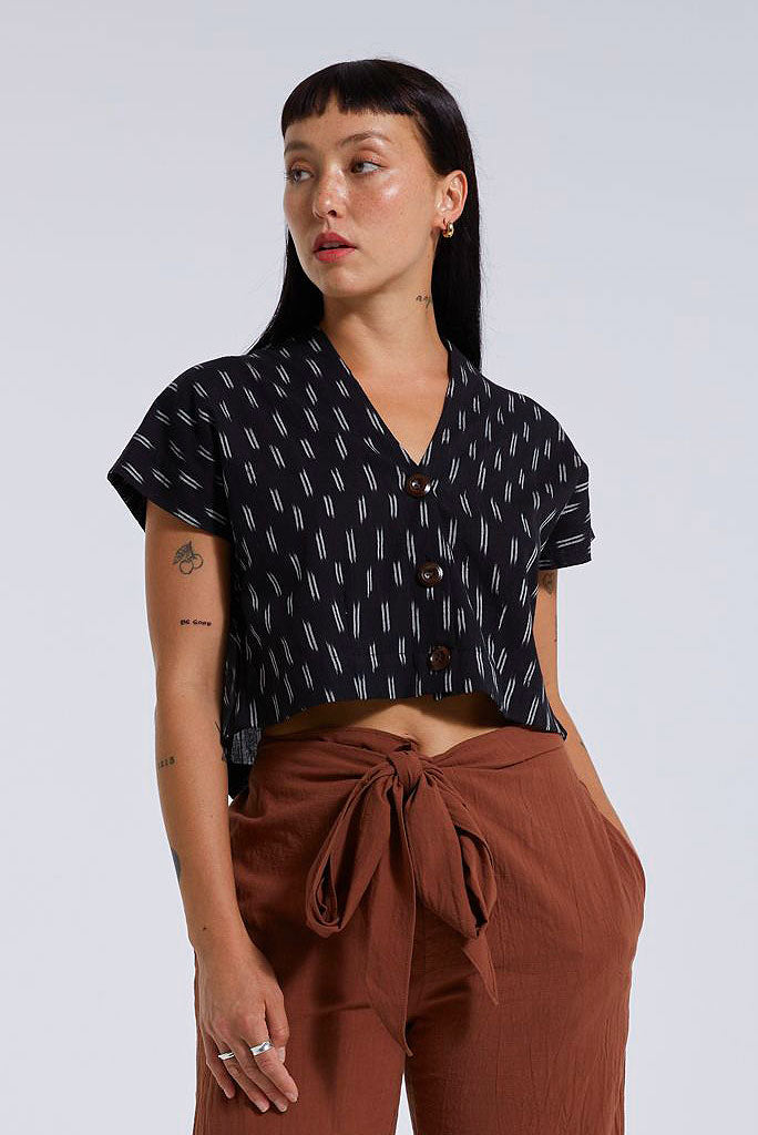 Alter Sycamore Top, Black Dash