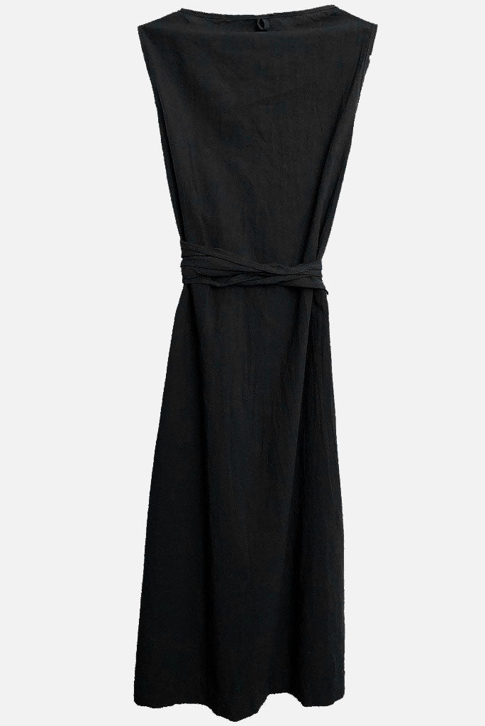 UZI OXFORD DRESS, BLACK